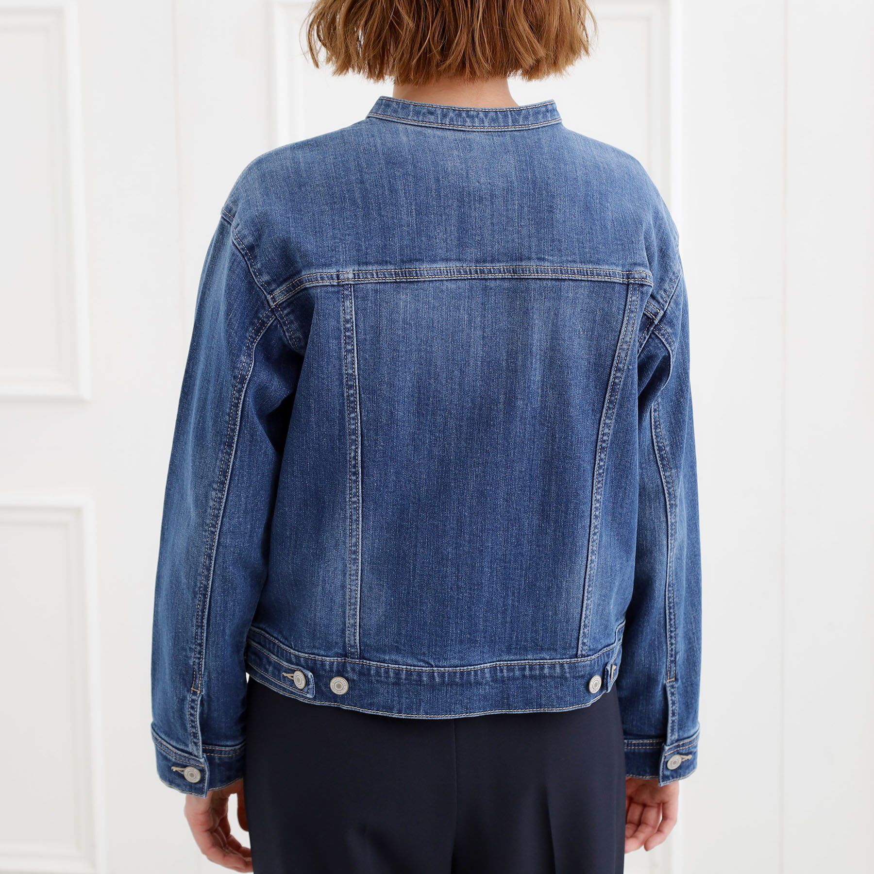 grove「着心地軽やか、動きやすいストレッチデニムジャケット」|デニムジャケット|