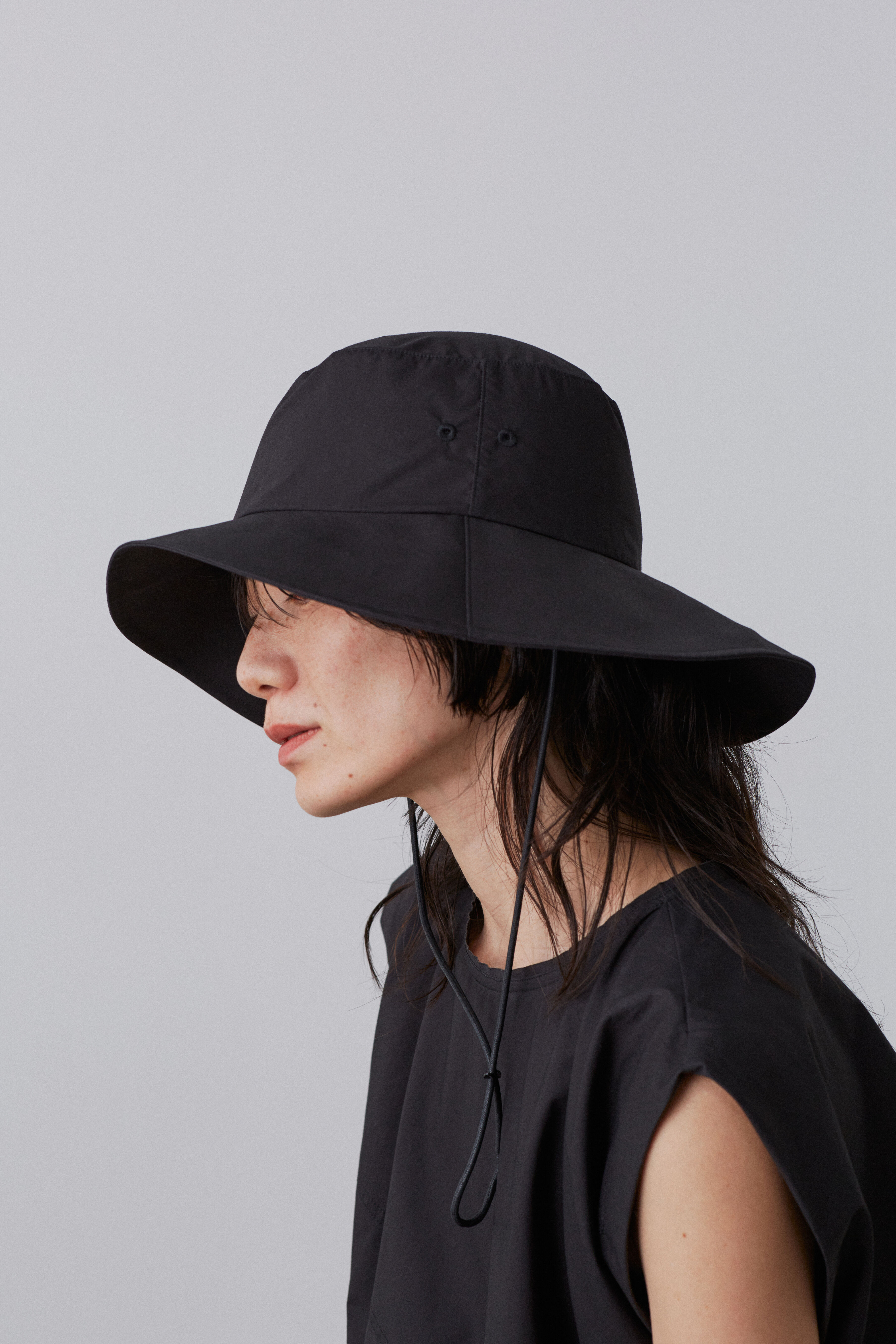 YLEVE 「KIJIMA TAKAYUKI&times;YLEVE / SUVIN COTTON TYPEWRITER HAT」|その他|ブラック