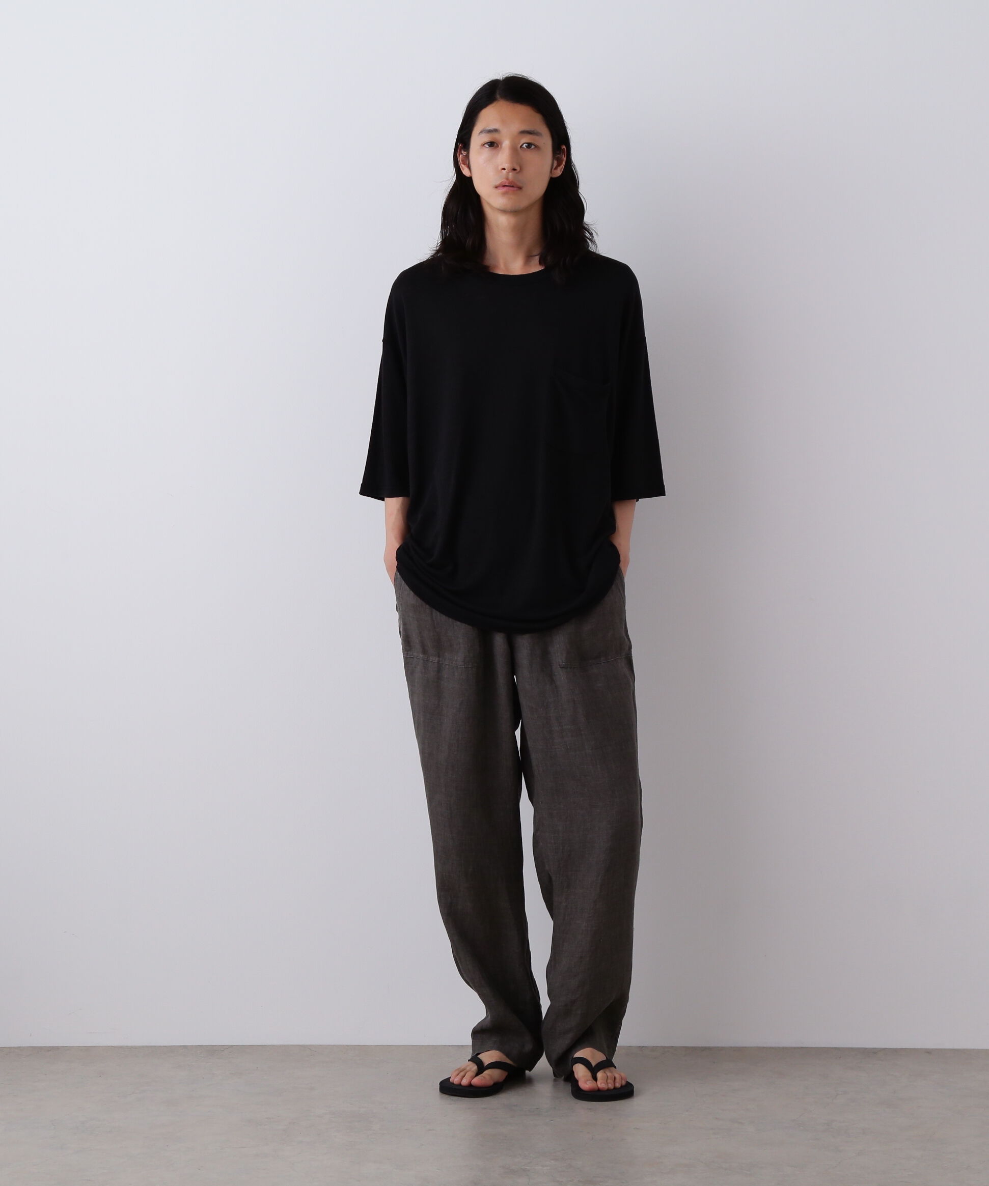 YLEVE 「YLEVE / LINEN POCKET T-SHIRT」|Tシャツ・カットソー|