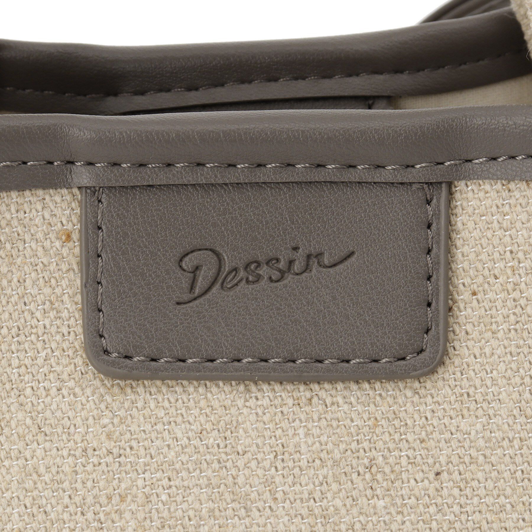 Dessin「【軽量/2WAY】パイピングコットンリネンミニバッグ」|ショルダー・メッセンジャー|