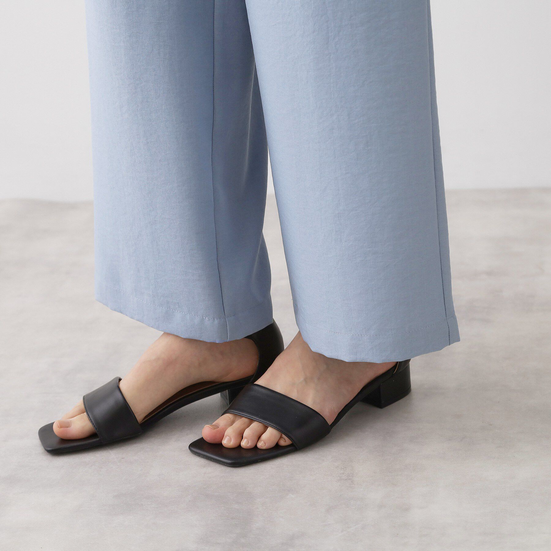 Dessin「【接触冷感/ウエストゴム/洗える】イージーワイドパンツ」|その他|