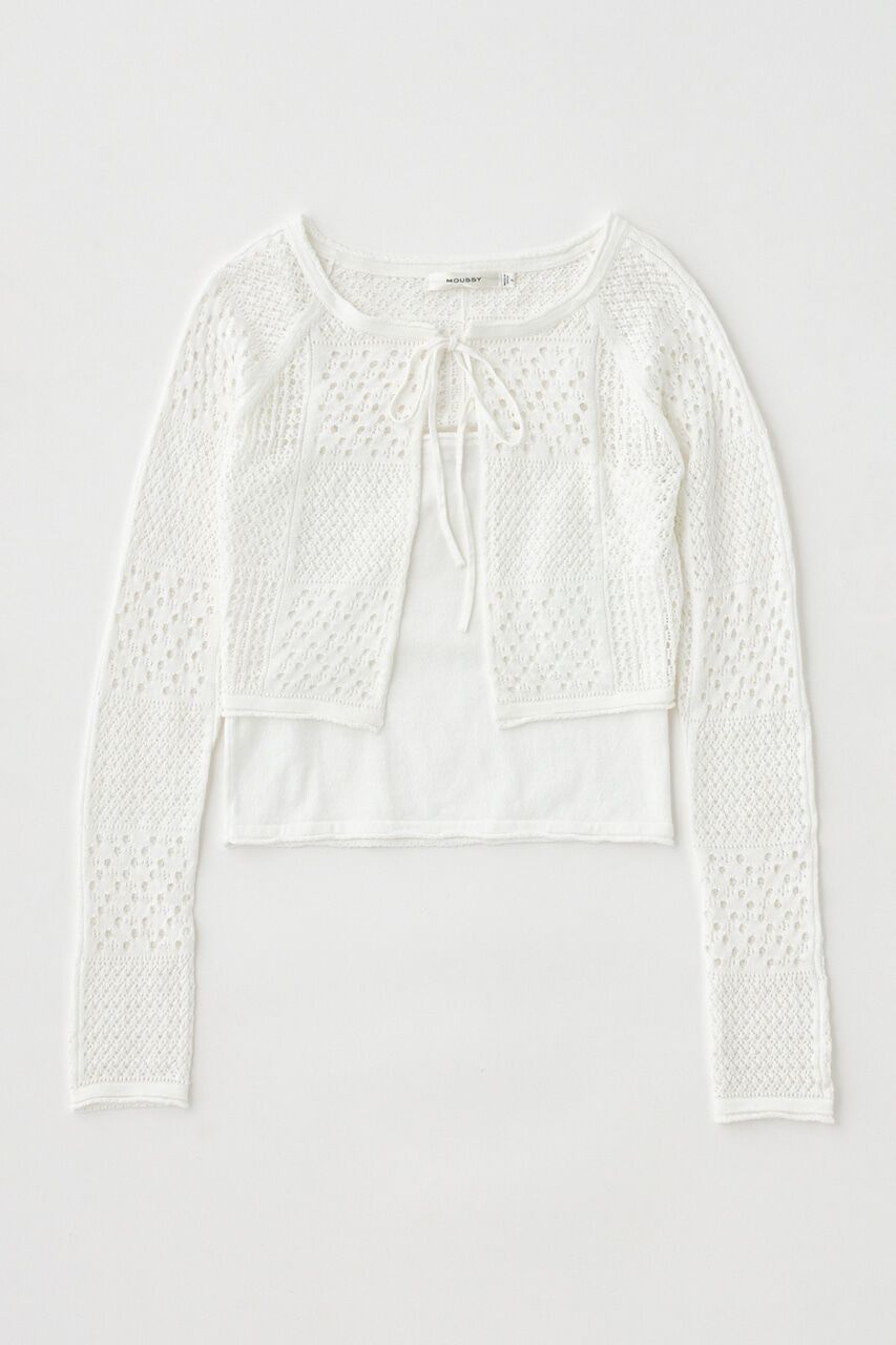 MOUSSY「OPENWORK KNIT アンサンブル」|ニット・セーター|