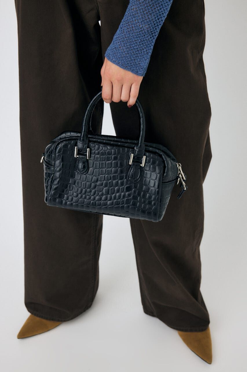 MOUSSY「F/CROCO MINI ボストン バッグ」|その他|