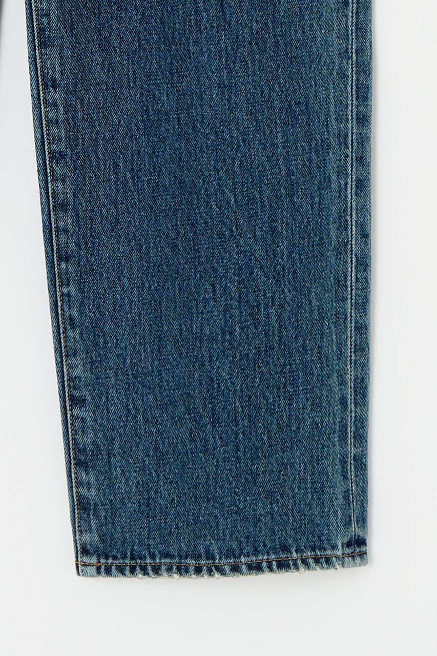 MOUSSY「MIDRISE LOOSE テーパード」|デニム|