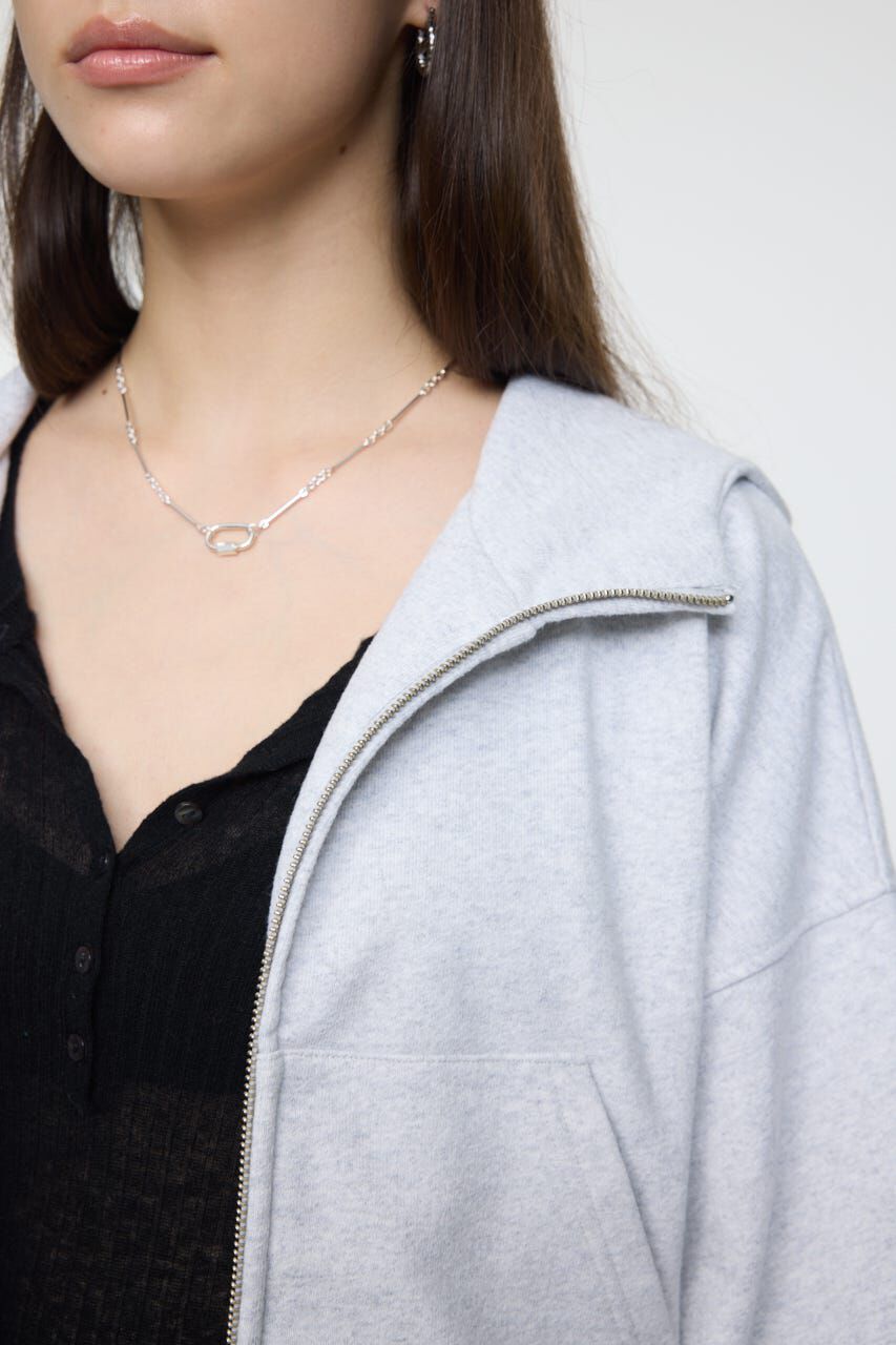 MOUSSY「SHORT ZIP UP フーディ」|パーカー|