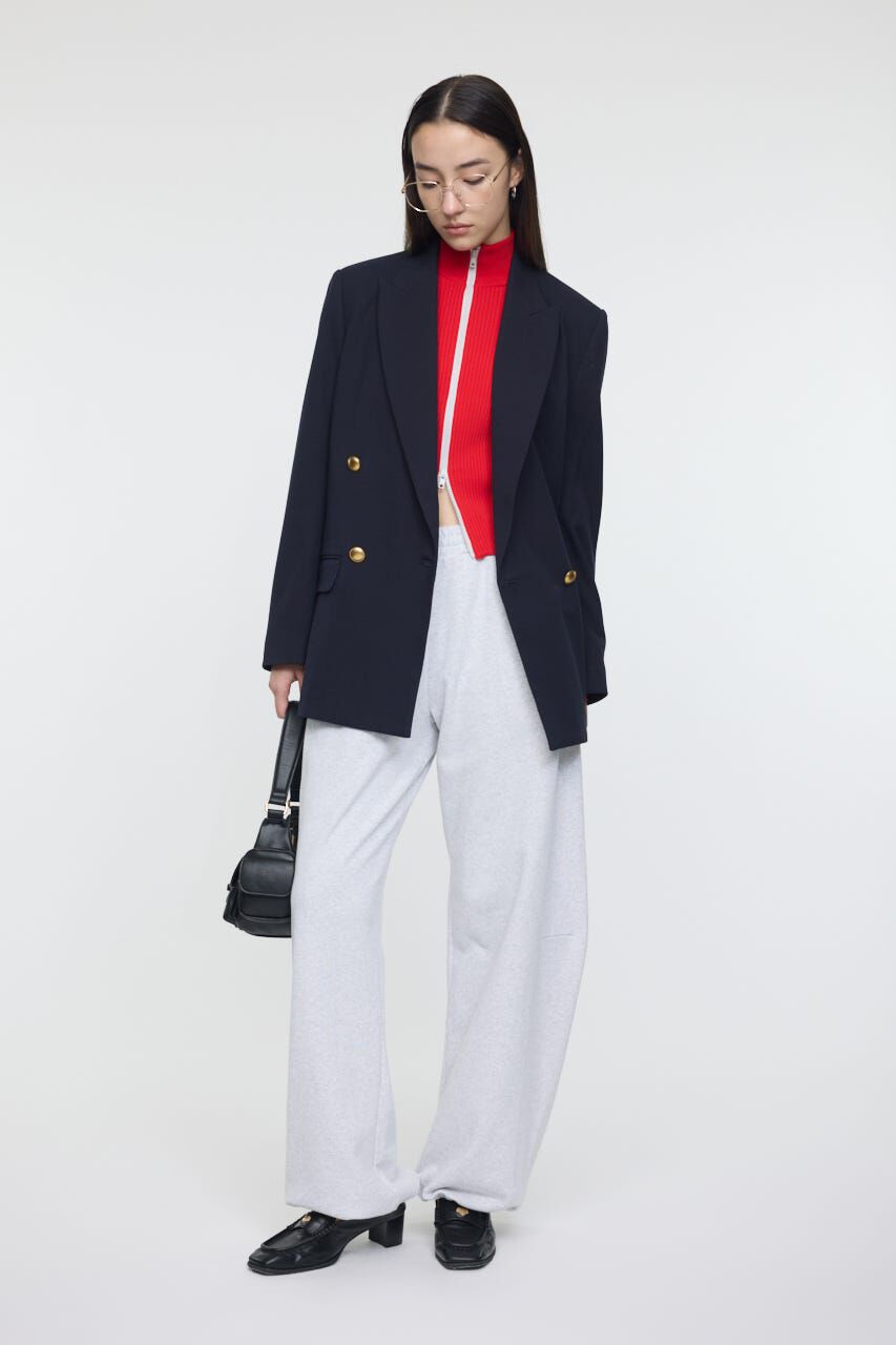 MOUSSY「BI COLOR MIDDLE NECKトップス」|ニット・セーター|