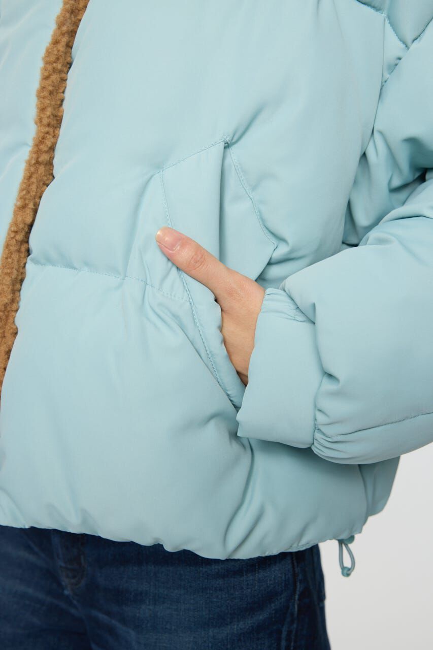 MOUSSY「STAND COLLAR PUFFER ジャケット」|ブルゾン・スタジャン|