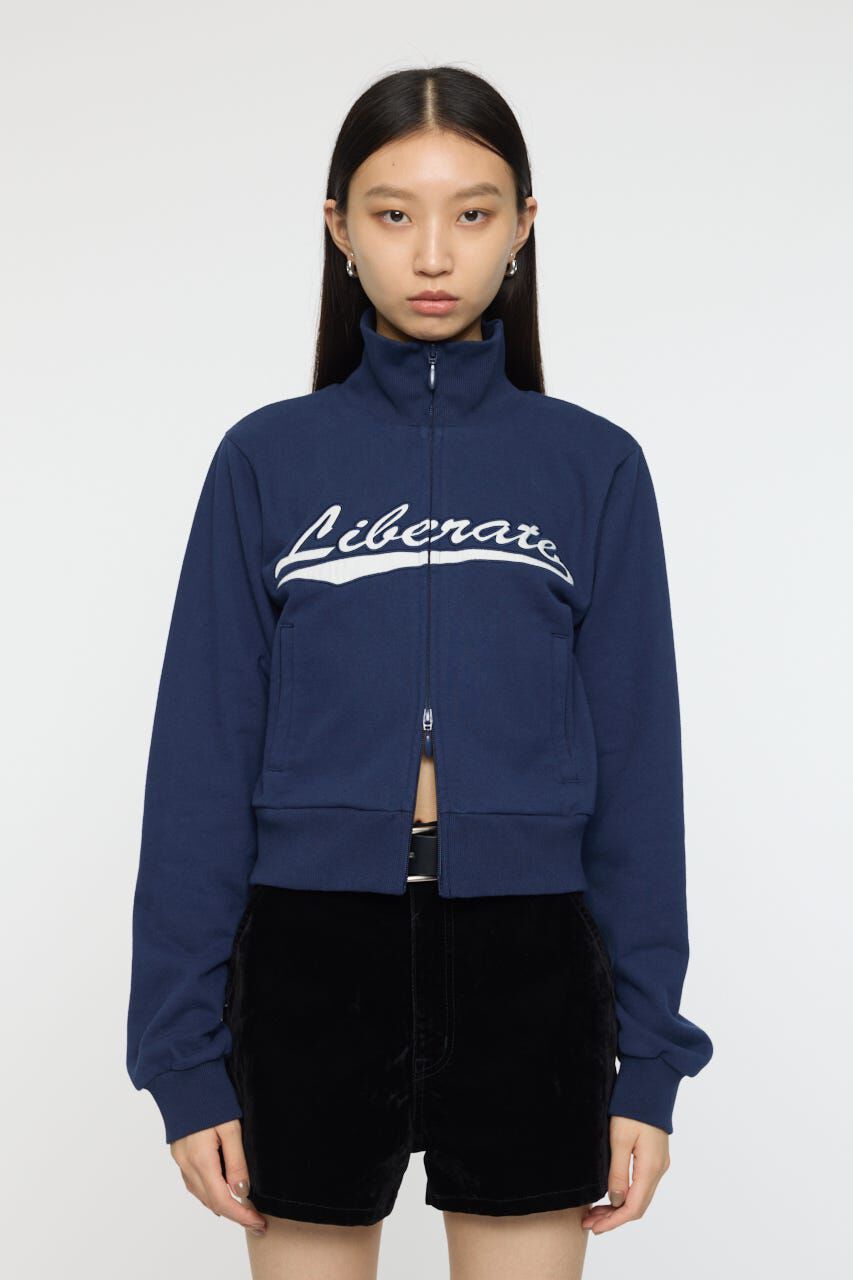 MOUSSY「VARSITY LOGO TRACK ジャケット」|Tシャツ・カットソー|