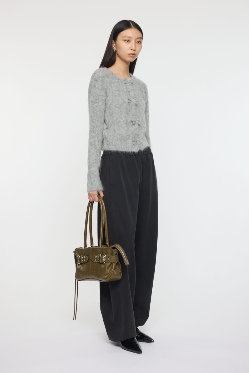 MOUSSY「FRONT RIBBON カーディガン」|ニット・セーター|