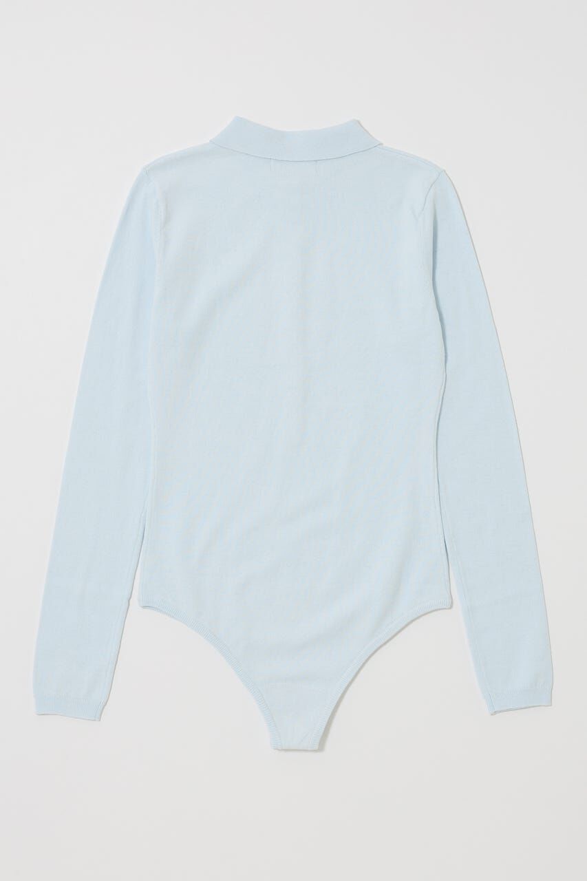 MOUSSY「WITH COLLAR KNIT ボディースーツ」|ニット・セーター|