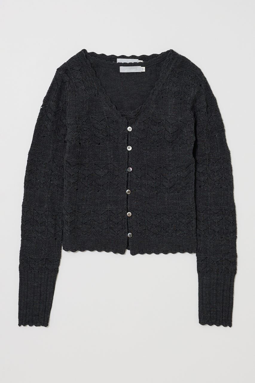 MOUSSY「MIXED EYELET ENSEMBLE トップス」|ニット・セーター|