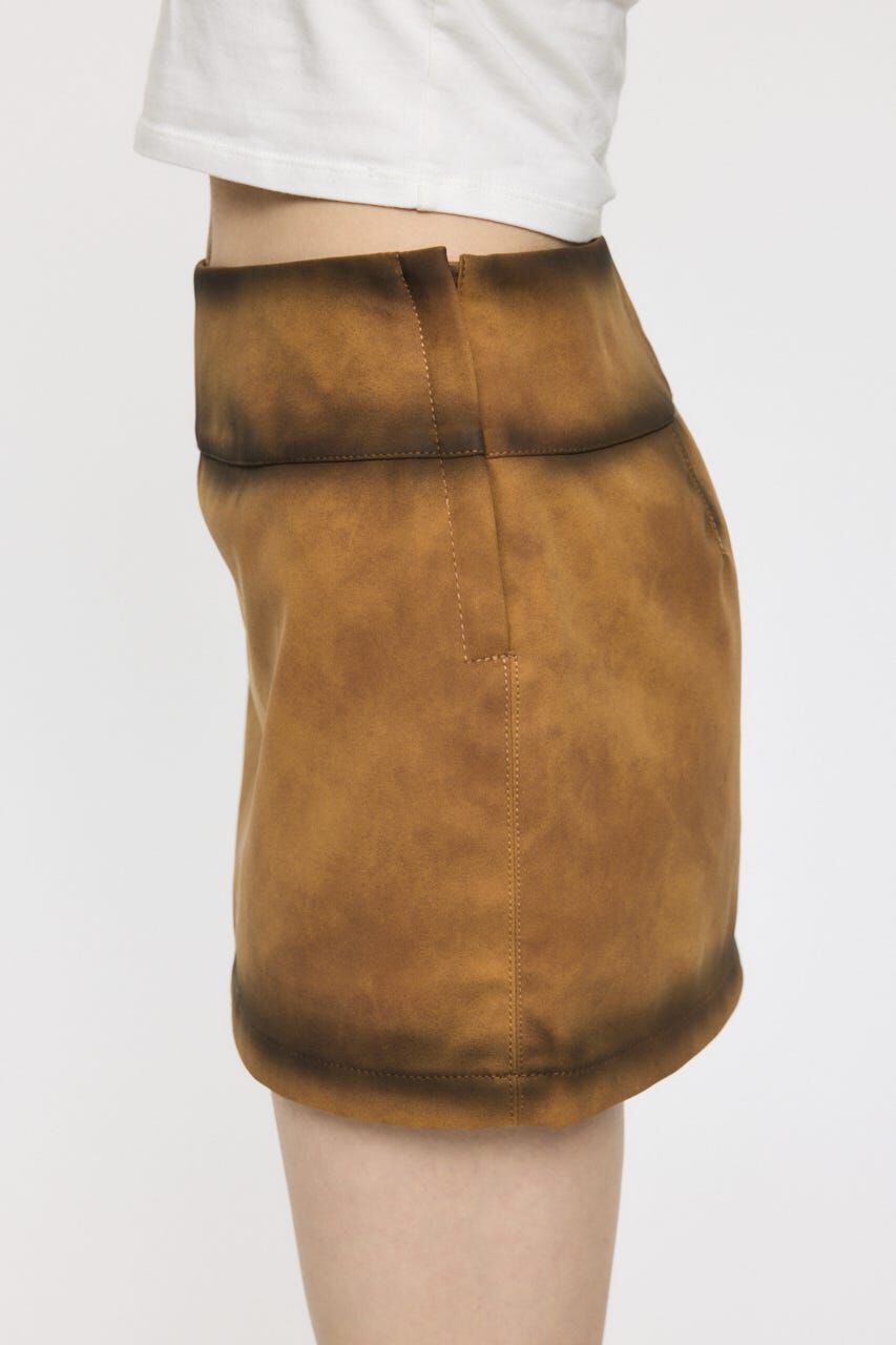 MOUSSY「FAUX SUEDE MINI  スカート」|スカート|