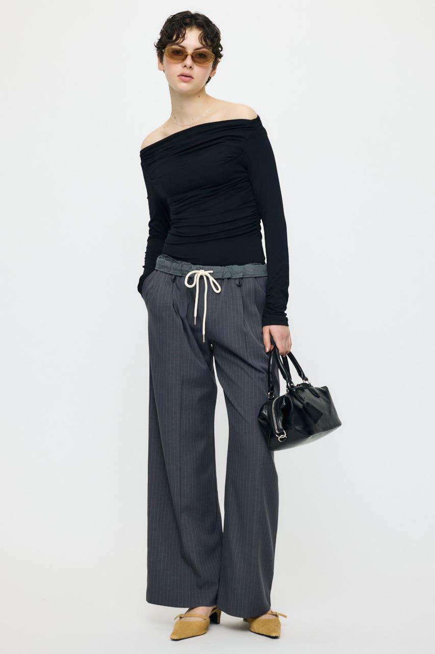 MOUSSY「GATHER 3WAY トップス」|Tシャツ・カットソー|