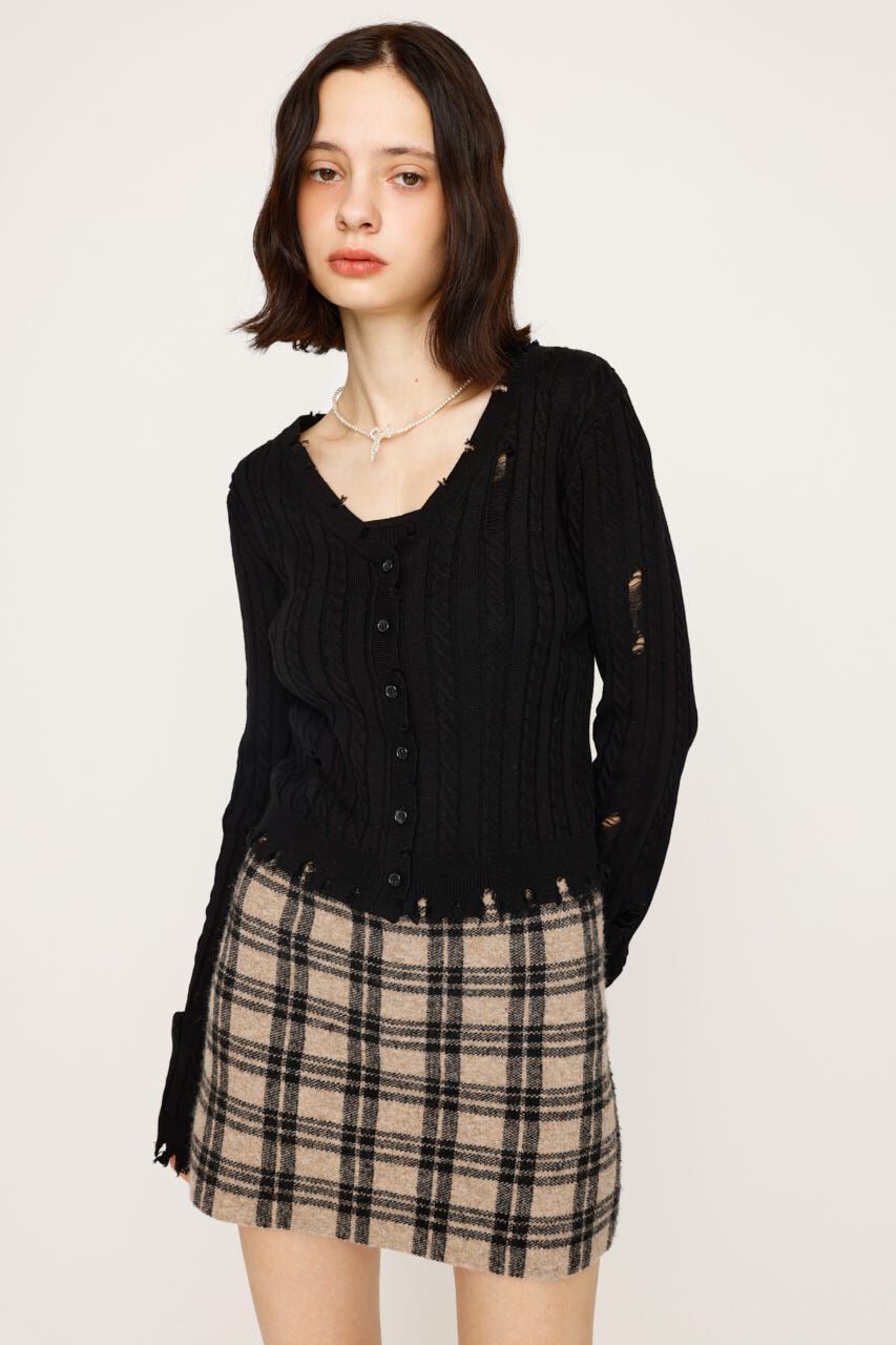 SLY「V／N CRASH 2P トップス」|ニット・セーター|