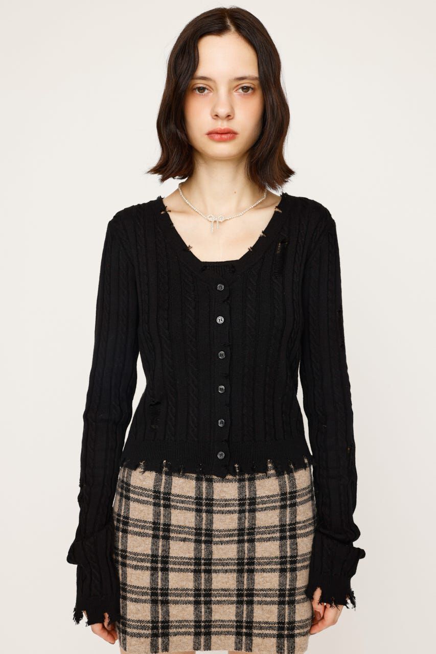 SLY「V／N CRASH 2P トップス」|ニット・セーター|