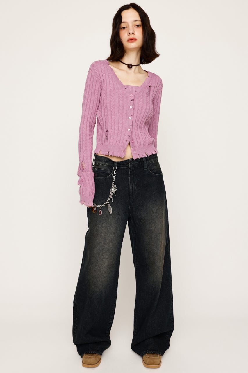 SLY「V／N CRASH 2P トップス」|ニット・セーター|