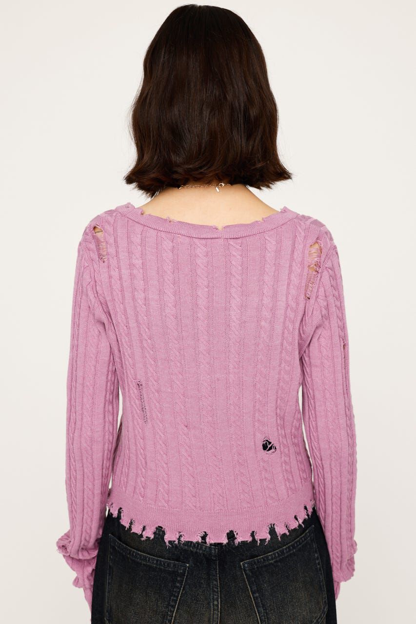 SLY「V／N CRASH 2P トップス」|ニット・セーター|