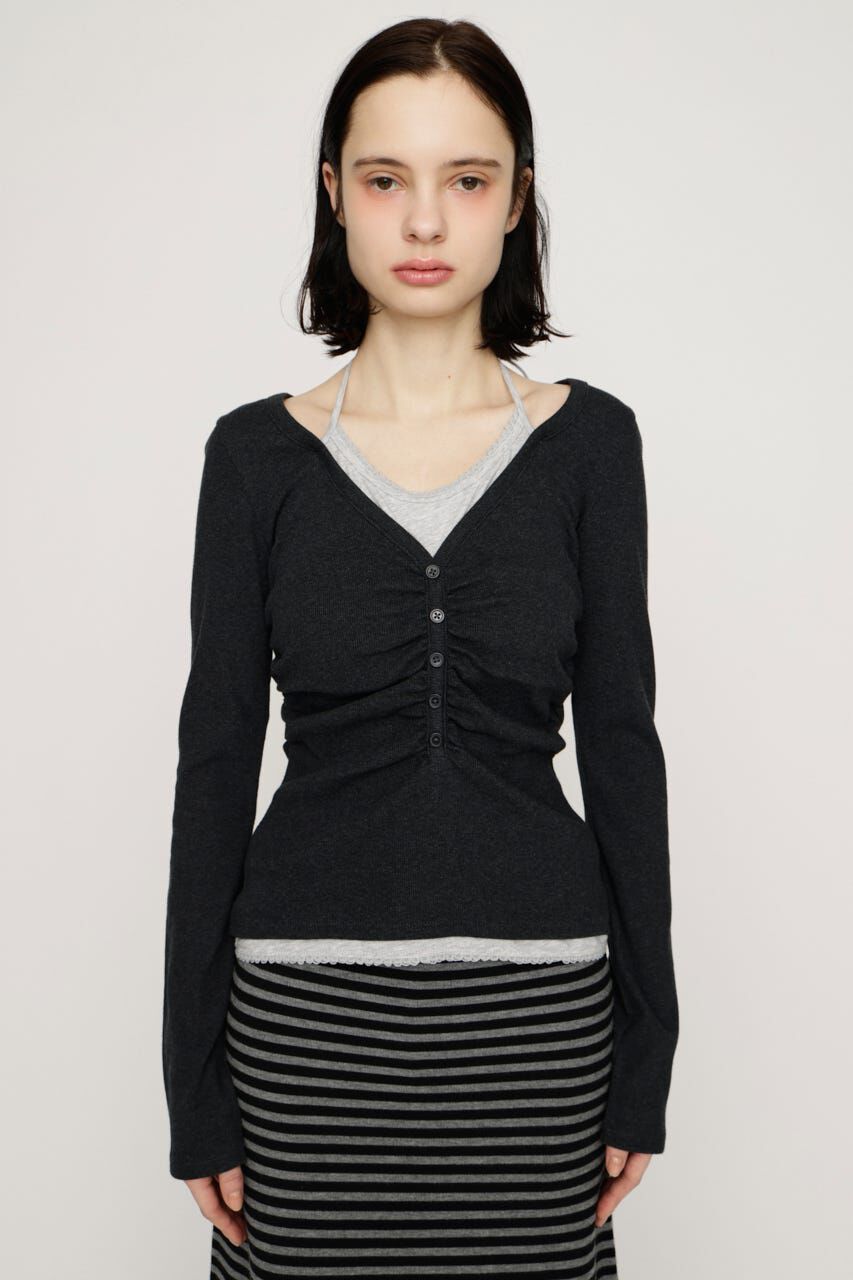 SLY「LAYERED LIKE CUT トップス」|Tシャツ・カットソー|