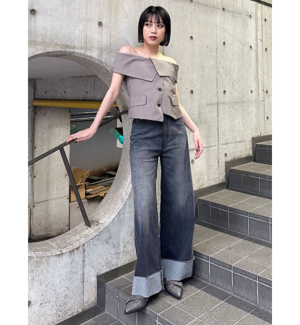 MURUA「オフショルマニッシュブラウス」|シャツ・ブラウス|