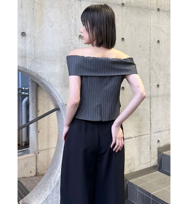 MURUA「オフショルマニッシュブラウス」|シャツ・ブラウス|
