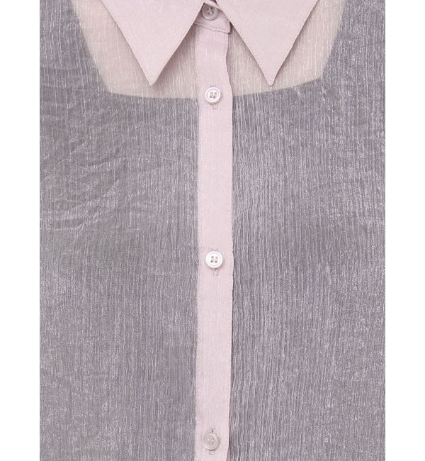 MURUA「ボリュームスリーブシャイニーシアーシャツ」|シャツ・ブラウス|