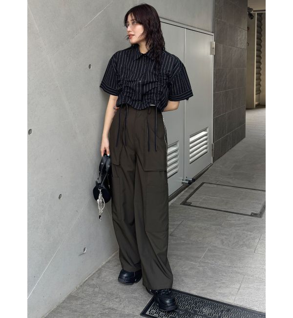 MURUA「バイカラーシャーリングシャツ」|シャツ・ブラウス|