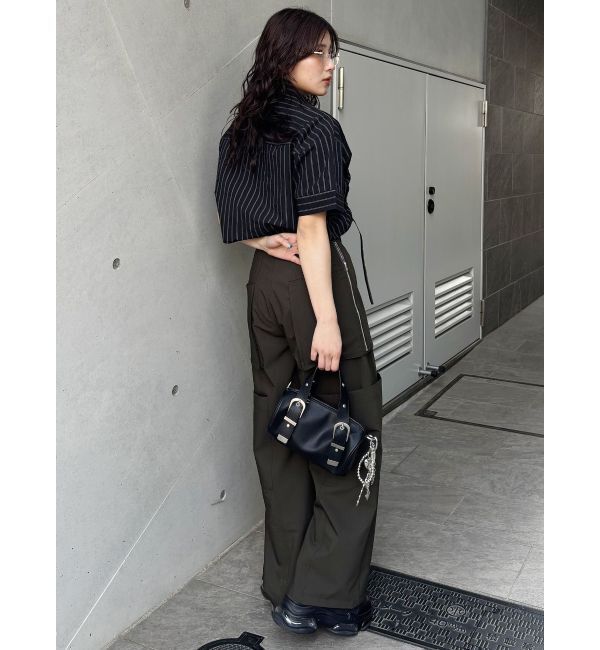 MURUA「バイカラーシャーリングシャツ」|シャツ・ブラウス|