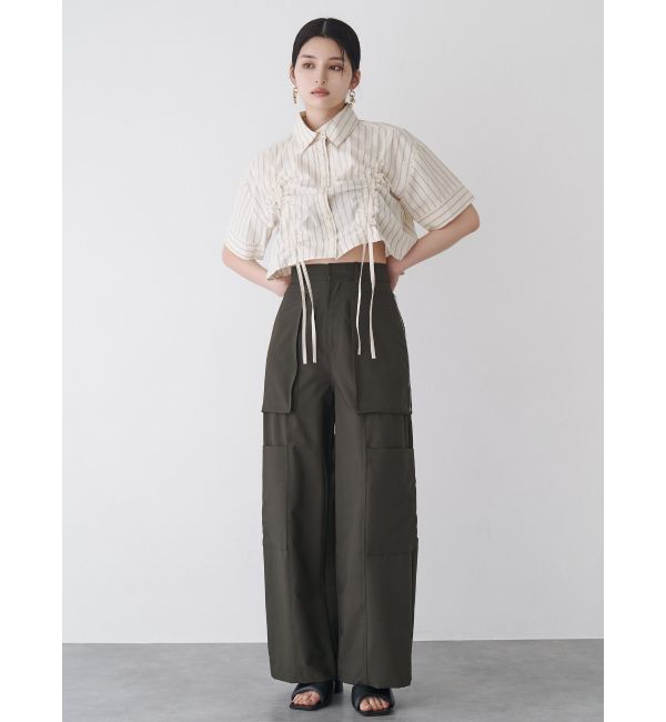 MURUA「バイカラーシャーリングシャツ」|シャツ・ブラウス|