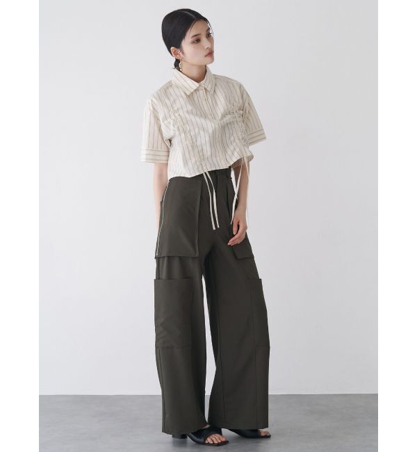 MURUA「バイカラーシャーリングシャツ」|シャツ・ブラウス|