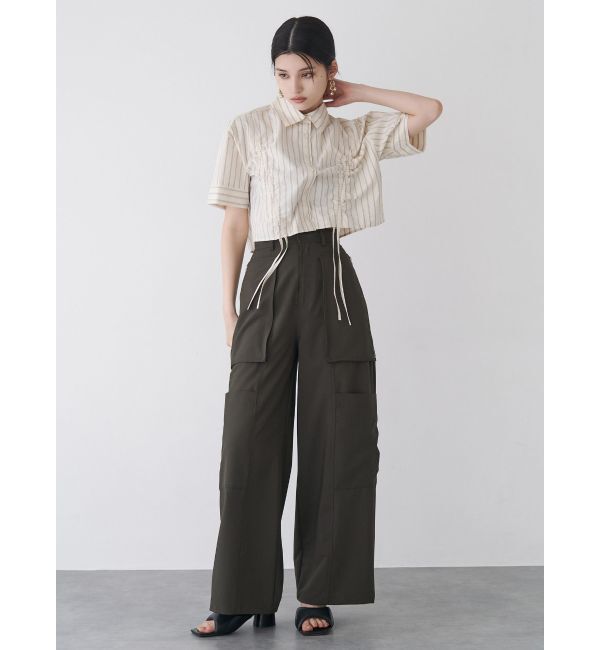 MURUA「バイカラーシャーリングシャツ」|シャツ・ブラウス|