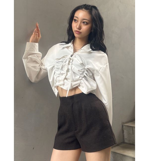 MURUA「2WAYギャザーシャツ」|シャツ・ブラウス|