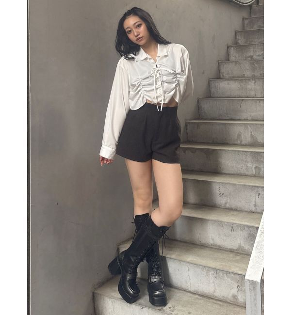 MURUA「2WAYギャザーシャツ」|シャツ・ブラウス|