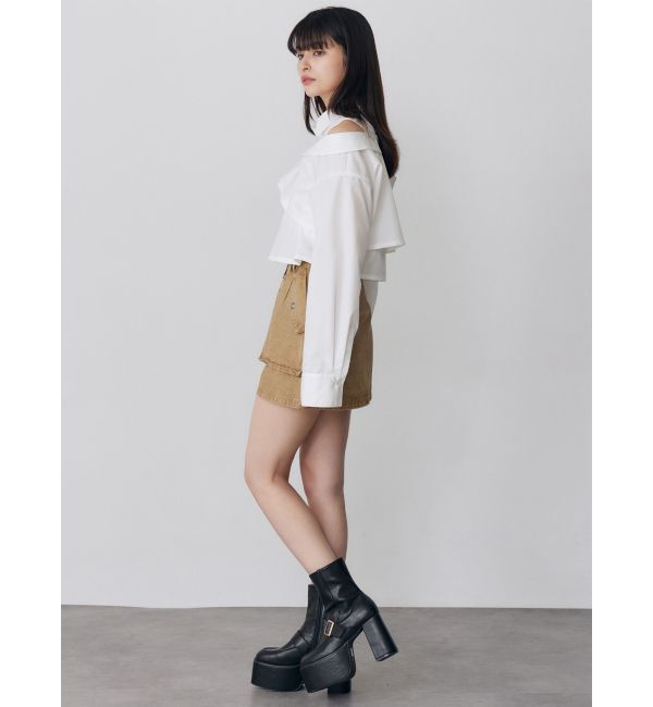 MURUA「レイヤードマルチウェイシャツ」|シャツ・ブラウス|