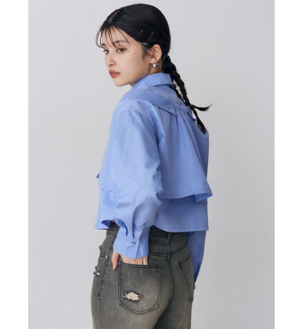 MURUA「レイヤードマルチウェイシャツ」|シャツ・ブラウス|