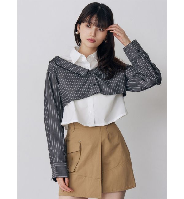 MURUA「レイヤードマルチウェイシャツ」|シャツ・ブラウス|