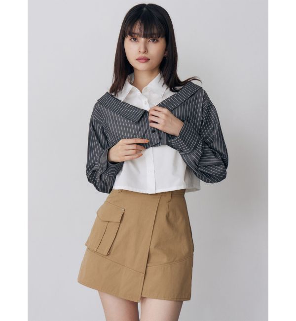 MURUA「レイヤードマルチウェイシャツ」|シャツ・ブラウス|