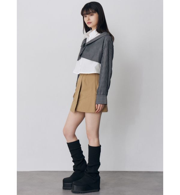 MURUA「レイヤードマルチウェイシャツ」|シャツ・ブラウス|