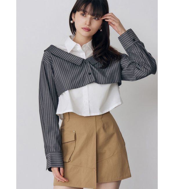 MURUA「レイヤードマルチウェイシャツ」|シャツ・ブラウス|ミックス