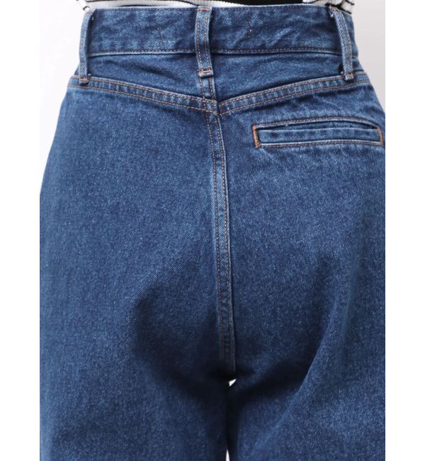 LAGUNAMOON「パッチポケットセミワイドデニムパンツ」|デニム|