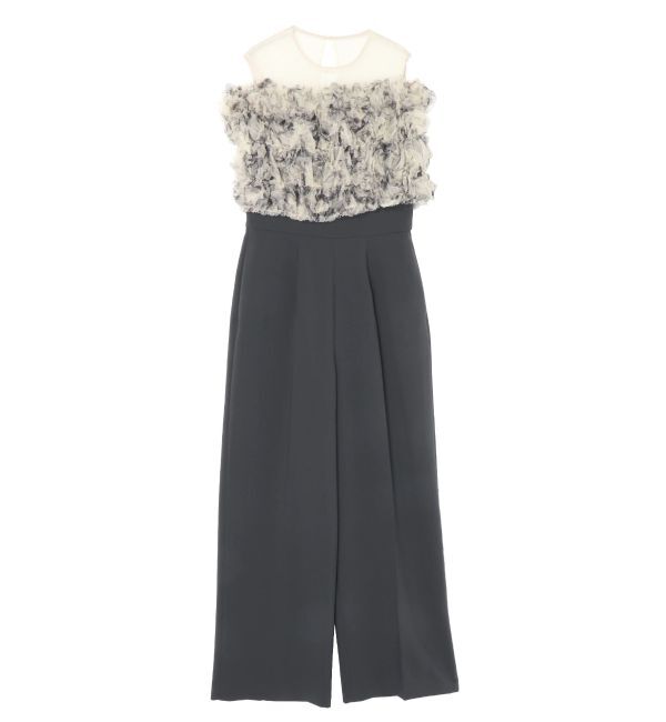 LAGUNAMOON「LADYチュールオフショルパンツドレス」|ドレス|