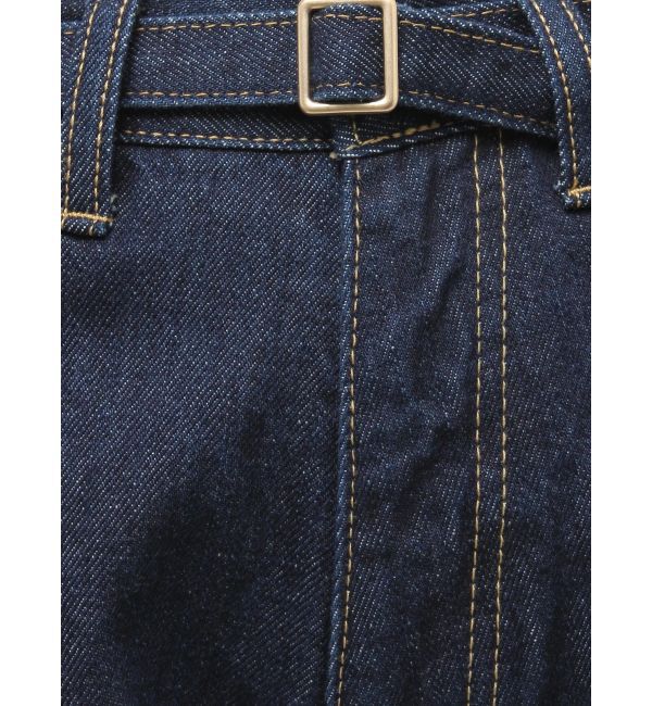 LAGUNAMOON「LMロゴセミワイドデニムパンツ」|デニム|