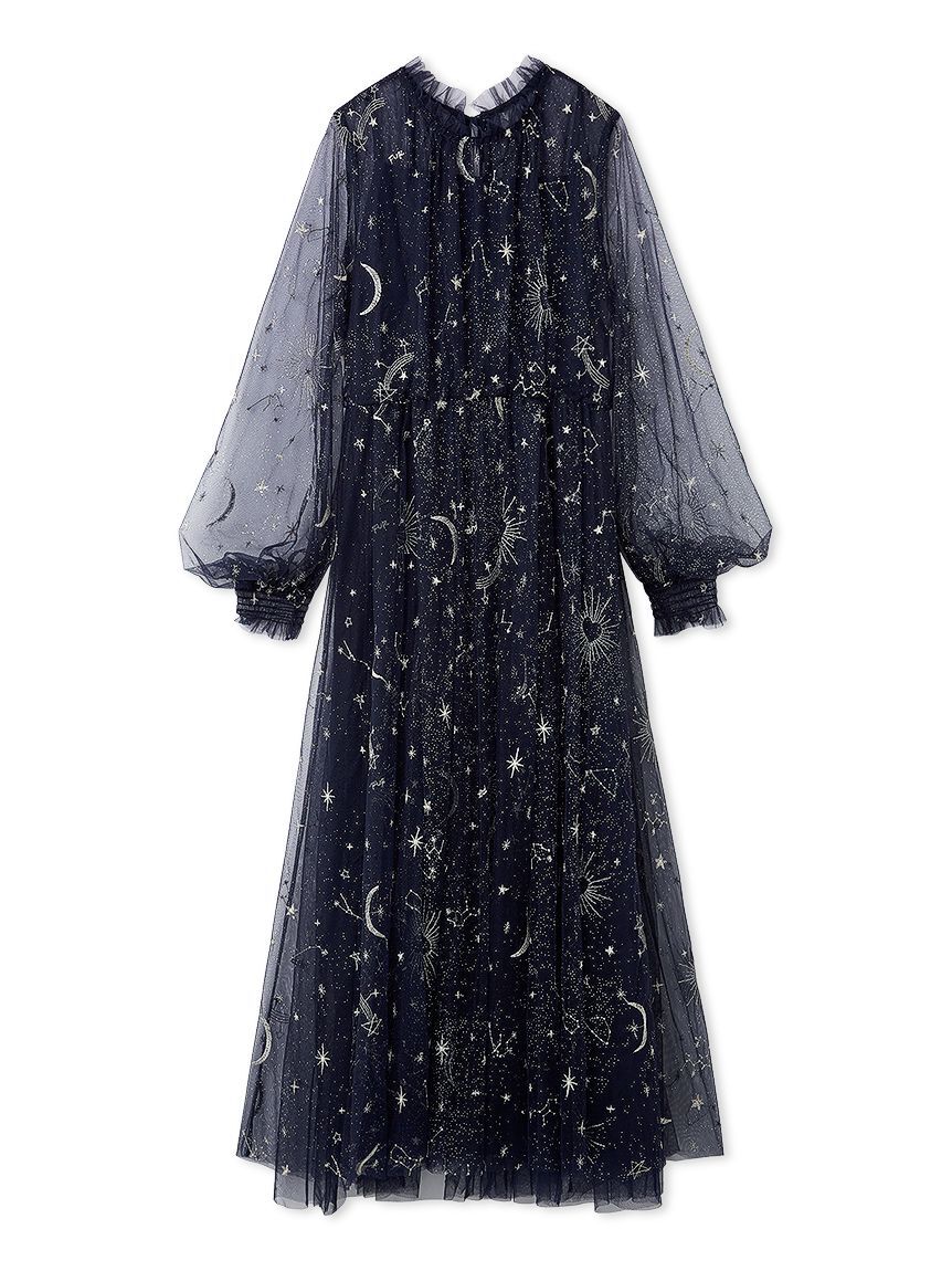 FURFUR「【限定サイズ】Twilightラメチュール刺繍ドレス」|ドレス|