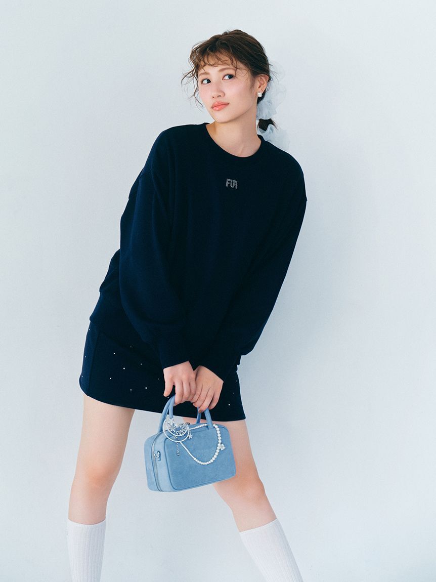 FURFUR「リボンモチーフパールネックレス」|ネックレス|