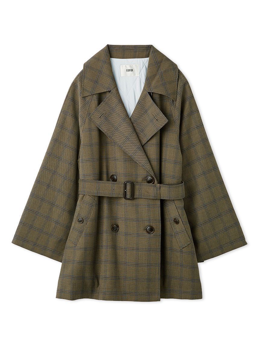 FURFUR「オーバーミドルトレンチコート」|トレンチコート|