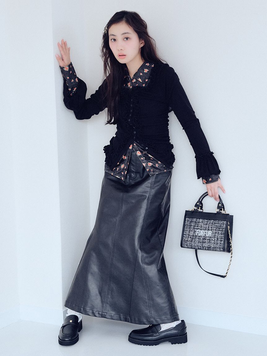 FURFUR「ソフトタッチオリジナルフローラルシャツ」|シャツ・ブラウス|