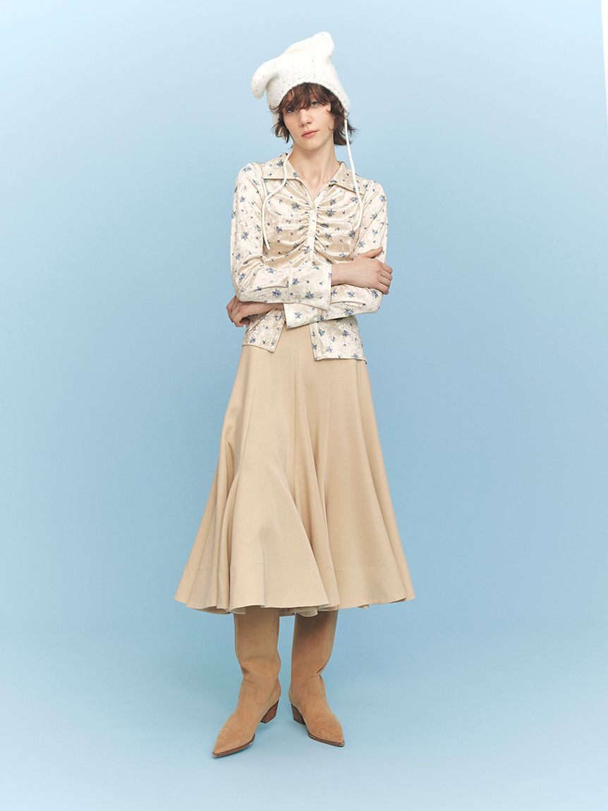 FURFUR「ソフトタッチオリジナルフローラルシャツ」|シャツ・ブラウス|