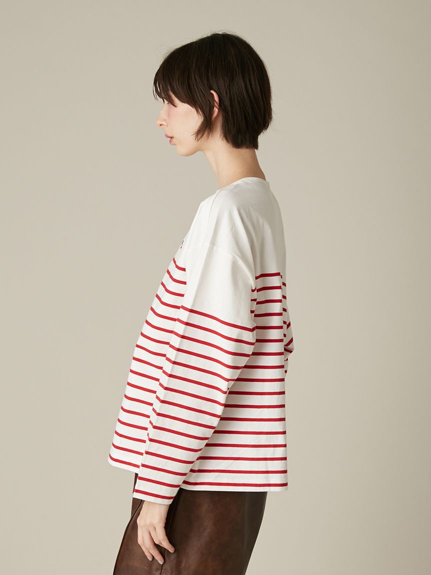 FURFUR「バスクボーダーロングスリーブTシャツ」|Tシャツ・カットソー|