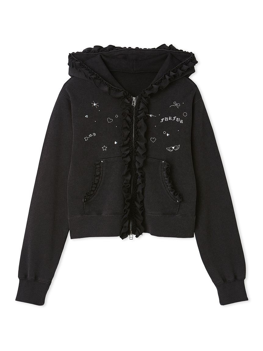 FURFUR「フリルジップアップフーディー」|パーカー|