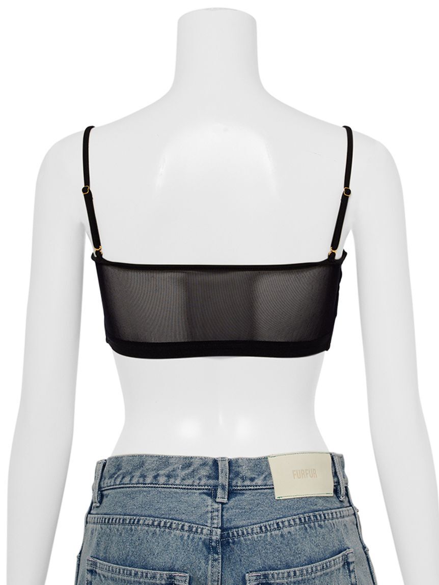 FURFUR「ロゴ刺繍バンドゥブラトップ」|インナー|