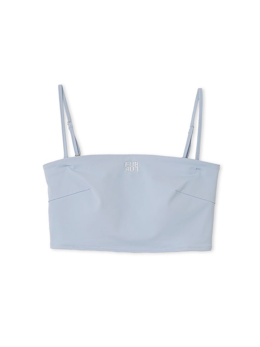 FURFUR「ロゴ刺繍バンドゥブラトップ」|インナー|SAX